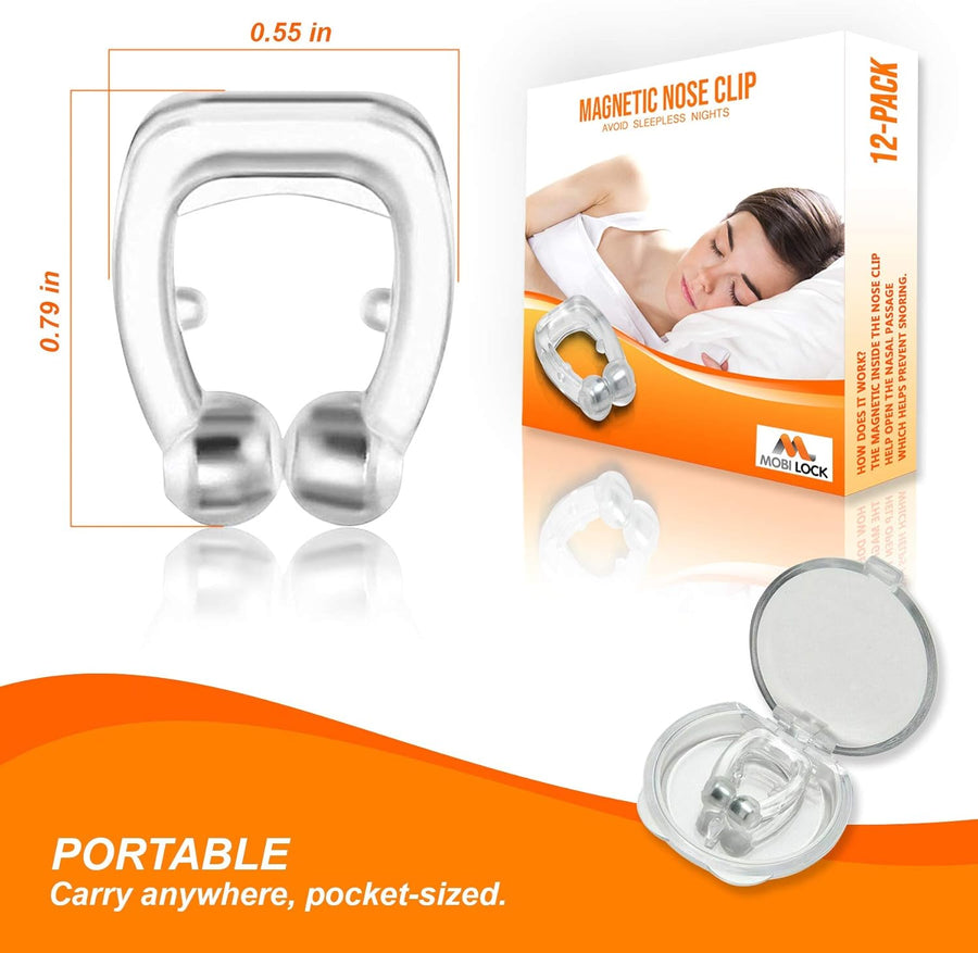 1+1 Gratis | Magnetische Nase Anti-Schnarch-Gerät™ - Verbesserung der Schlafhilfe Apnoe