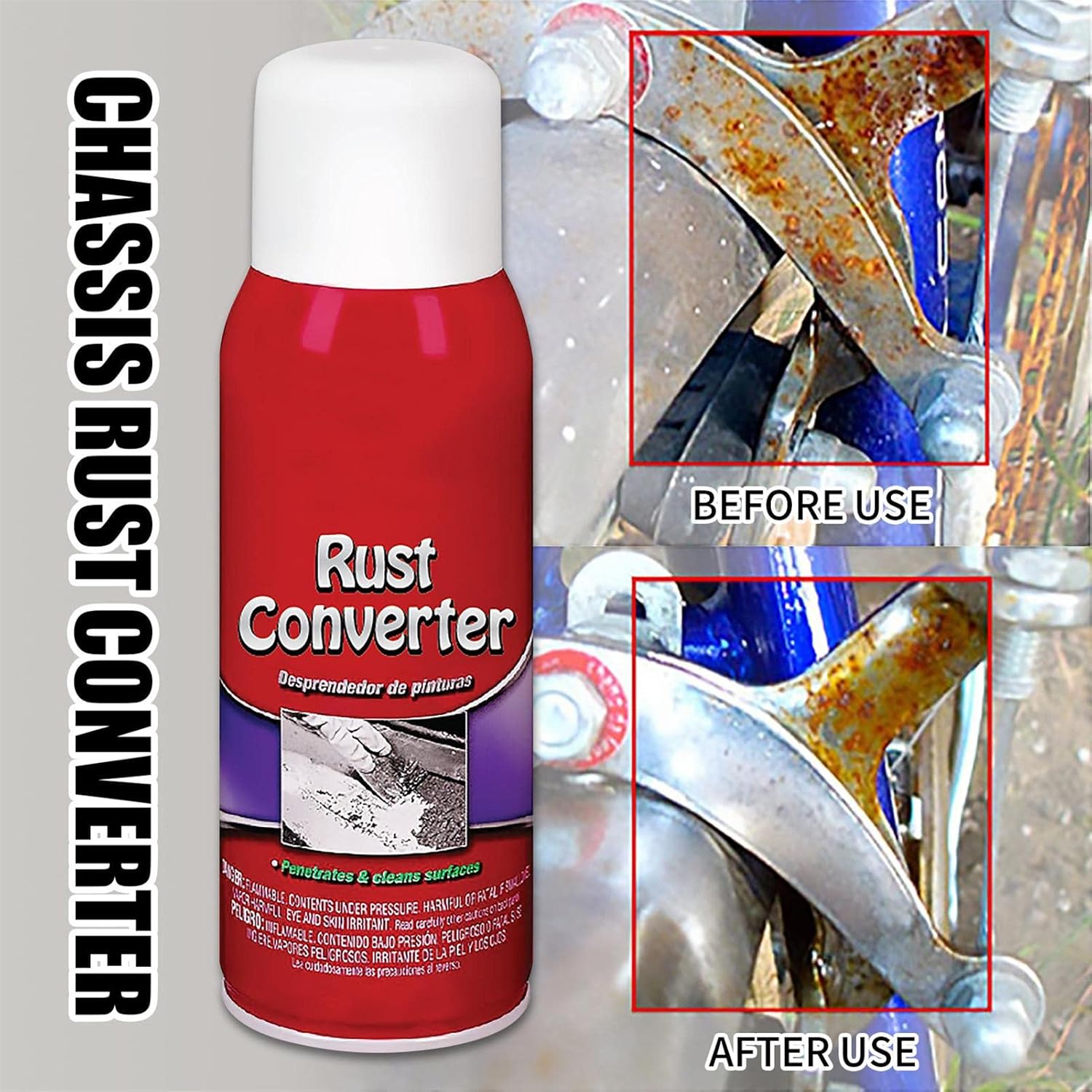RustRemove Rostumwandler | Schnelle Rostentfernung | Schutz vor Korrosion | 1+1 Gratis