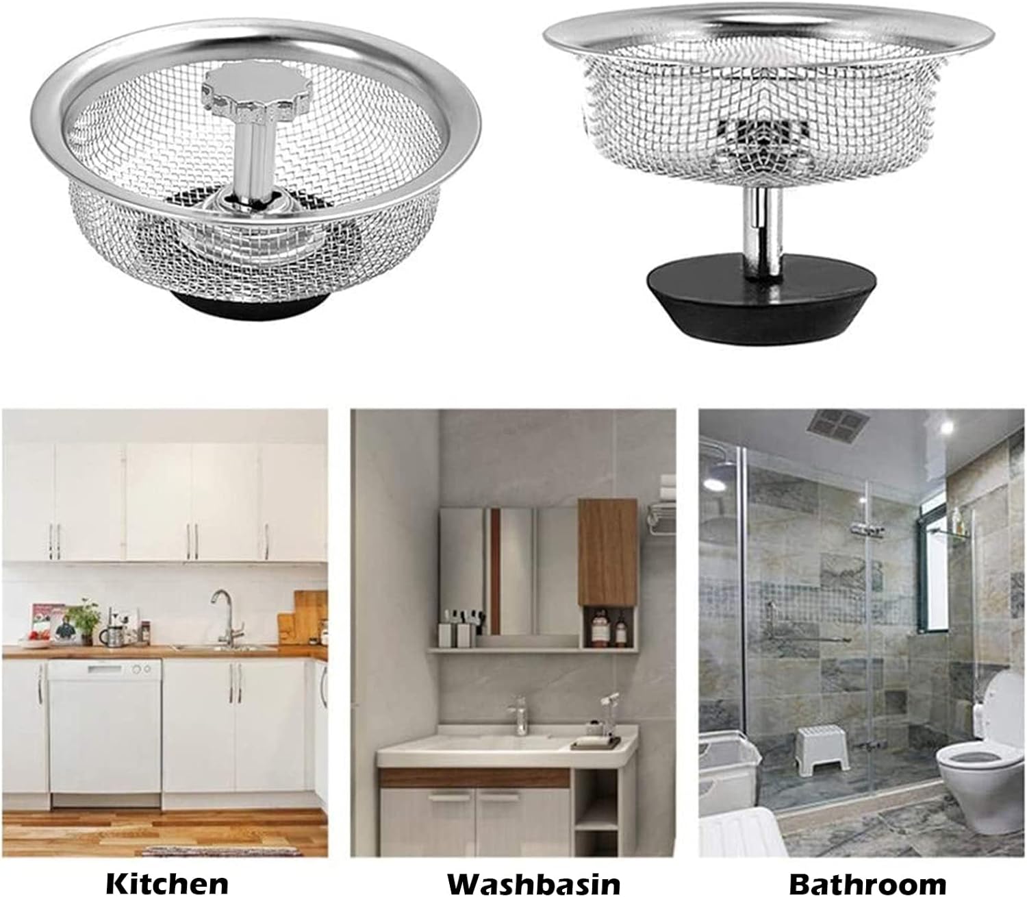 1+1 Gratis | SinkStrainer™ | Verhindern Sie Verstopfungen und schützen Sie die Abflüsse!