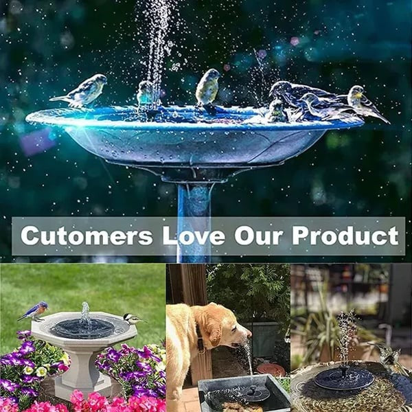 SolarFountain™ - Umweltfreundlicher Solarbrunnen für Gärten