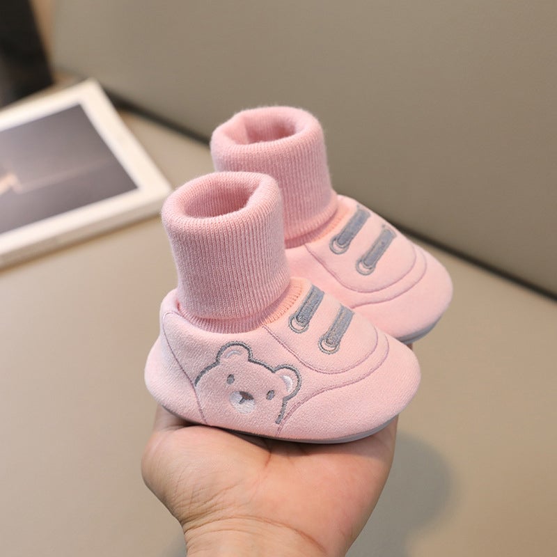 Warme Baby-Winterschuhe mit Plüschfutter – Rutschfest & Atmungsaktiv