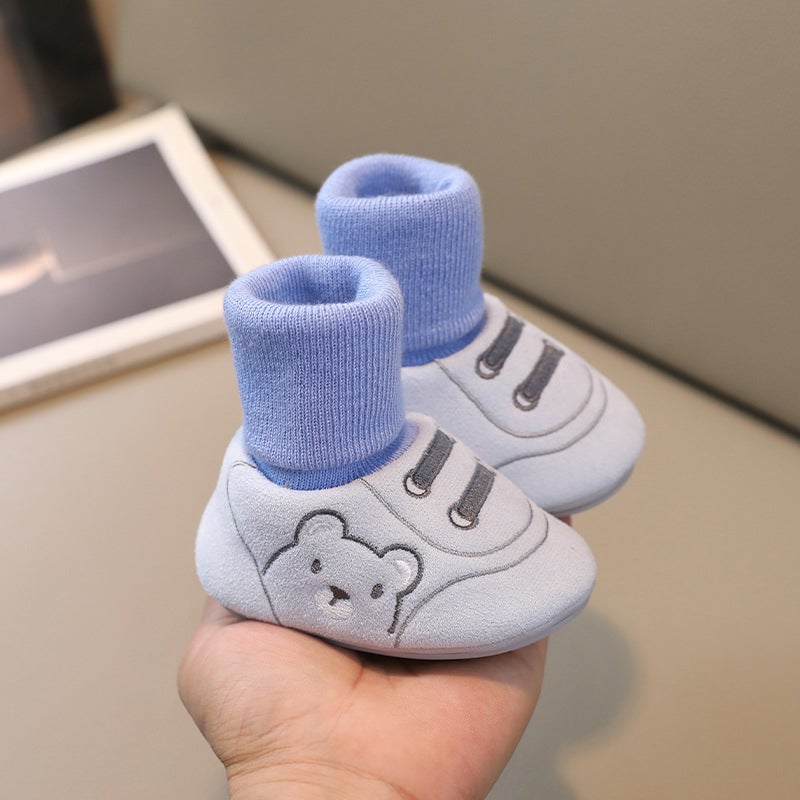 Warme Baby-Winterschuhe mit Plüschfutter – Rutschfest & Atmungsaktiv