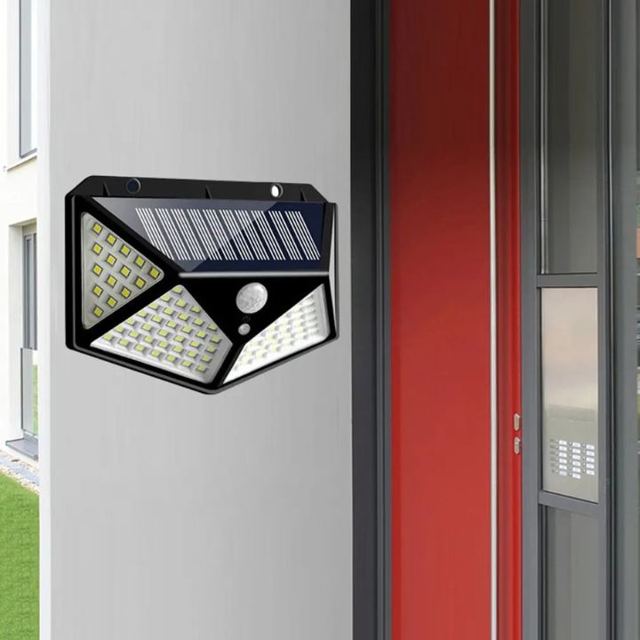 Wasserdichte Bewegungssensor LED-Solar-Wandlampe (100 LED)