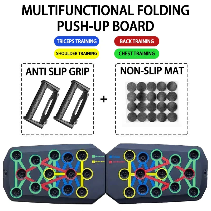 FlexBoard™ - Multifunktionales faltbares Liegestützbrett Set