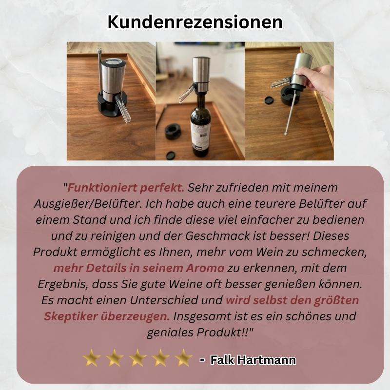 50% RABATT | FineWine - Elektrischer Weinbelüfter Ausgießer Spender [Letzter Tag Rabatt]