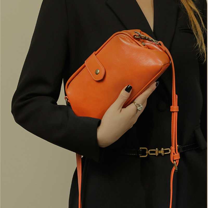 Vicky's™ | Handgefertigte Leder Retro-Tasche