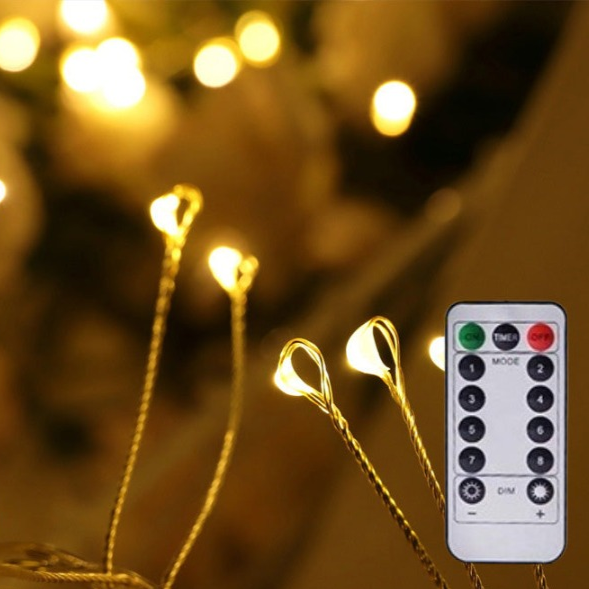 Verzaubernde LED Feuerwerk-Lichterkette