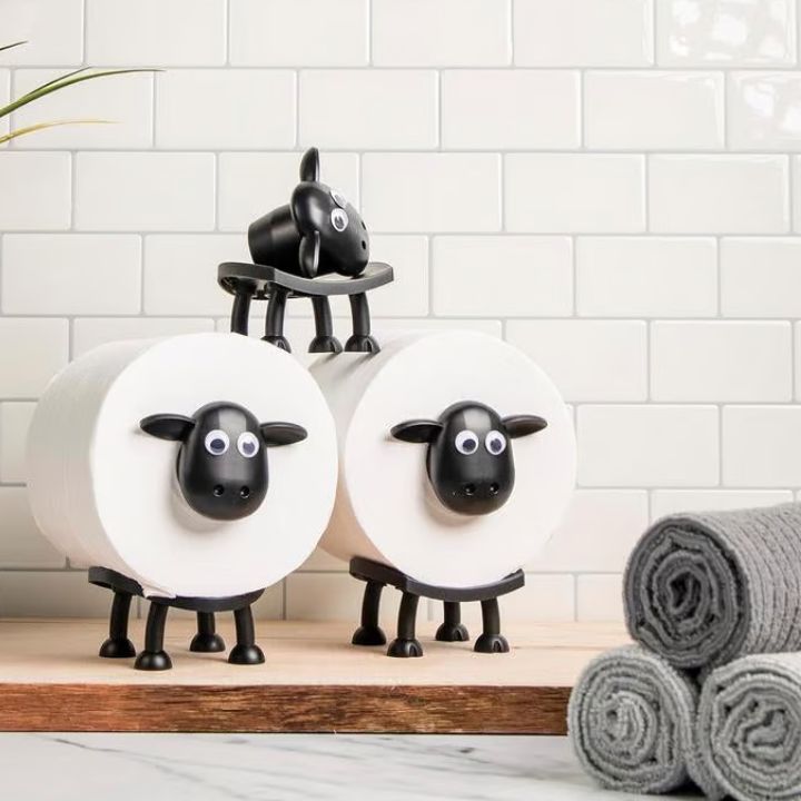 1+1 Gratis | Charmantes Schaf-Toilettenpapierhalter