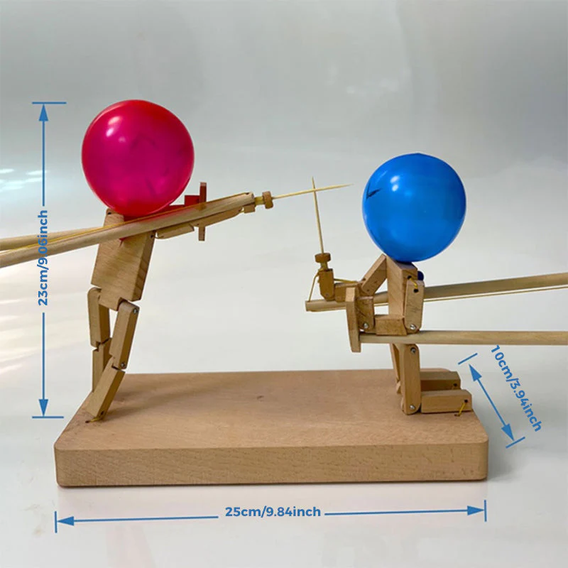 DuelMaster™ - Handgefertigte Fechtpuppen aus Holz