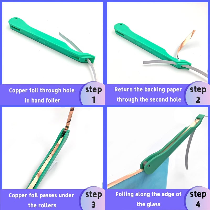 FoilEase - Buntglas Hand-Foiler