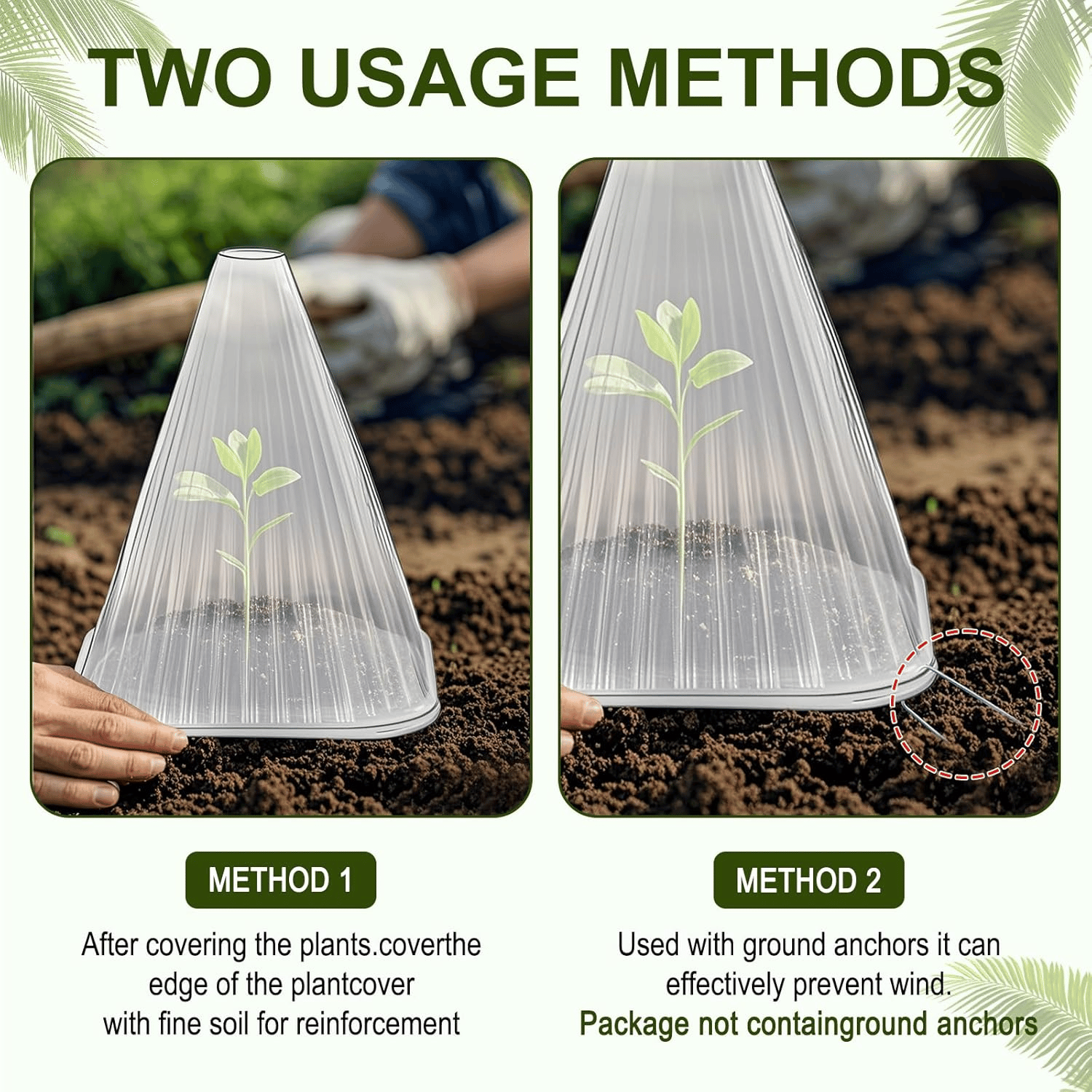PlantShield™ - Garten-Gewächshaus-Pflanzenabdeckungen (10 Stück/Set)