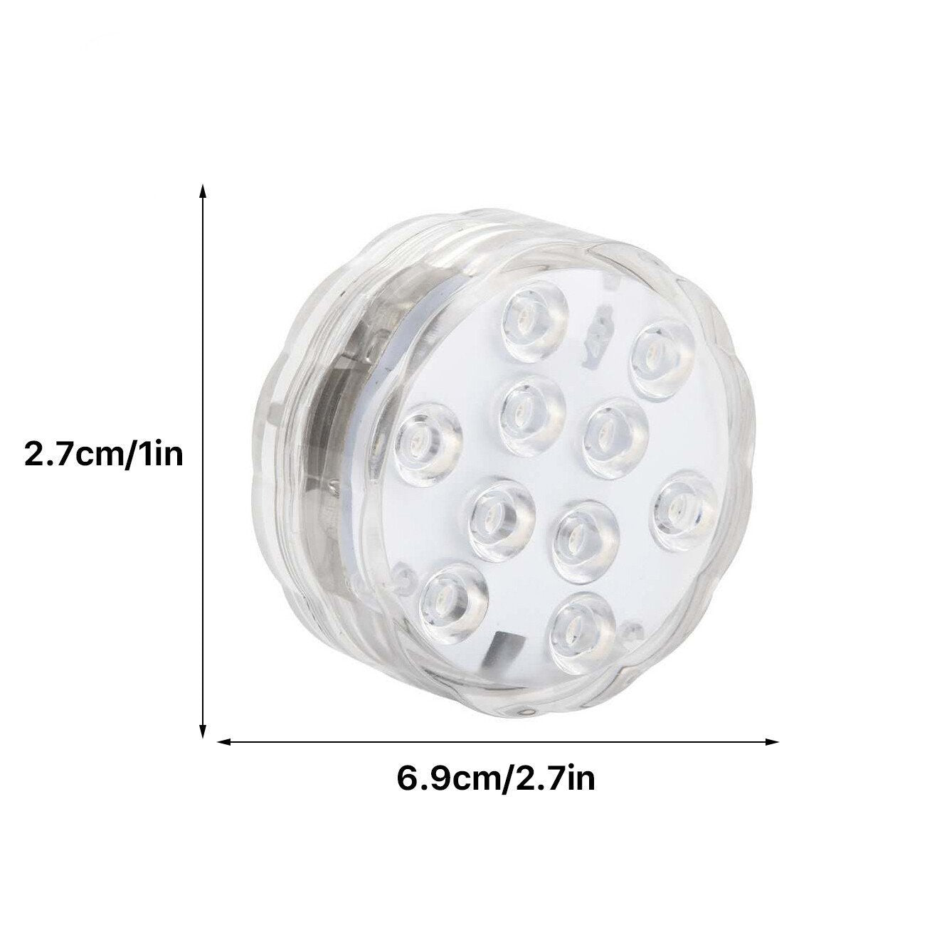1+1 GRATIS | Unterwasser-LED-Poollichter – Wasserdicht & Fernbedienung