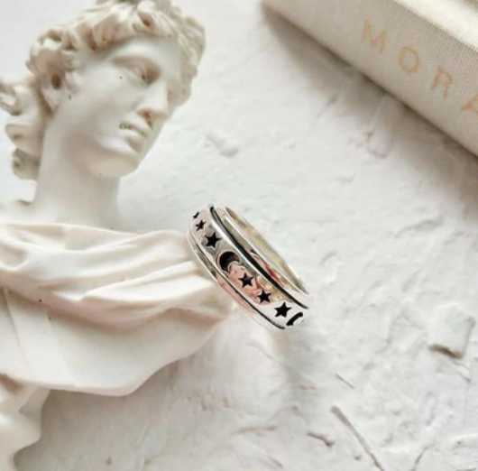 Ecliptify™ - Rotierender Ring mit Mond und Sternen