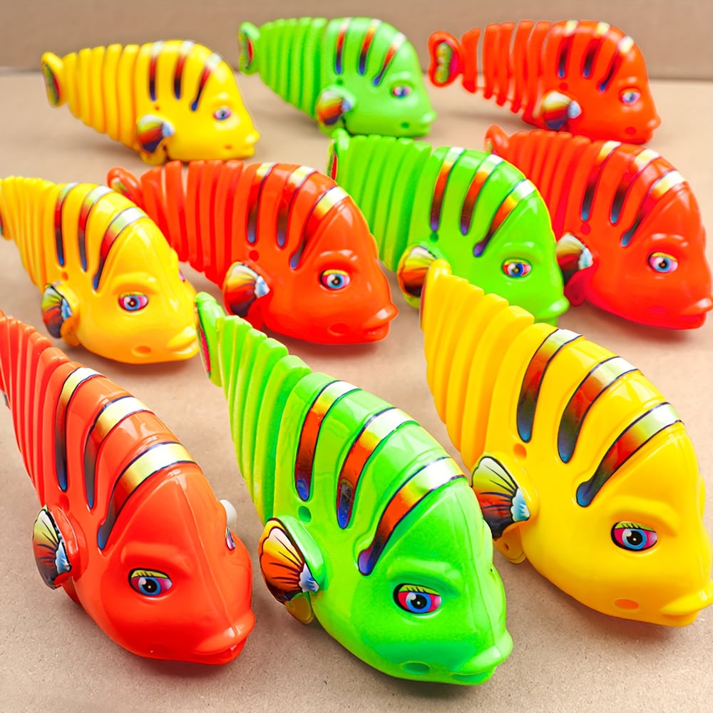 1+1 GRATIS | Wind-Up Wiggle Fisch Spielzeug – Wackelspaß für Babys