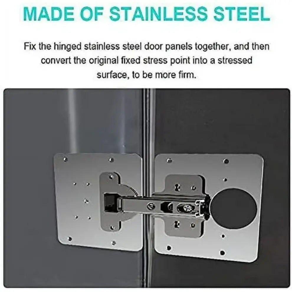 1+1 GRATIS | SteelLock™ Reparaturplatte — Beenden Sie Türwackeln und stellen Sie rockfeste Schrankstabilität wieder her
