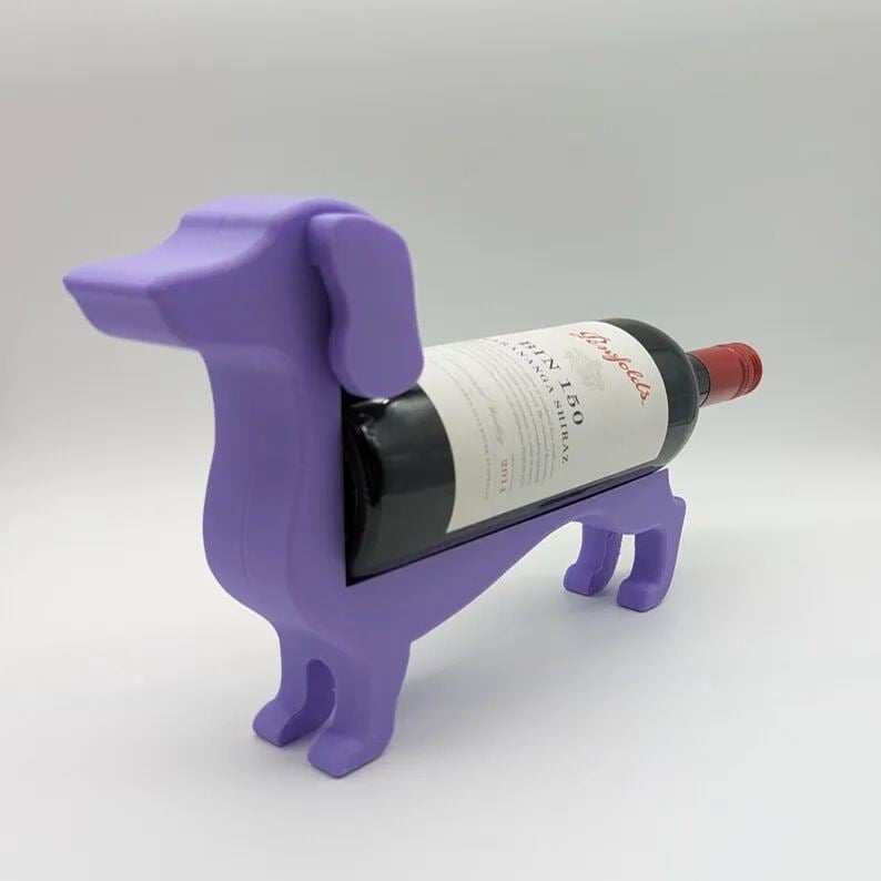 Einzigartiger Dachshund-Weinflaschenhalter – Ideal für Weinliebhaber