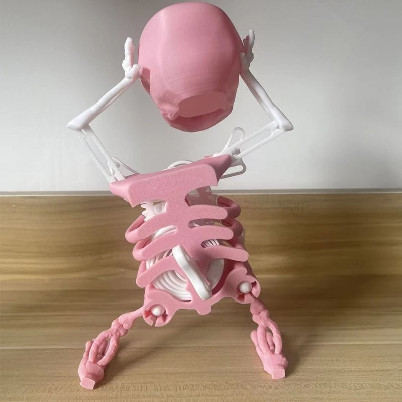 Tanzendes & schwingendes 3D-Schädel-Spielzeug – Ideal für Büros, Regale & Arbeitsplätze