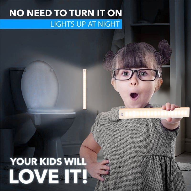 Kabelloses magnetisches LED-Lichtband mit Bewegungs- und Tageslichtsensor