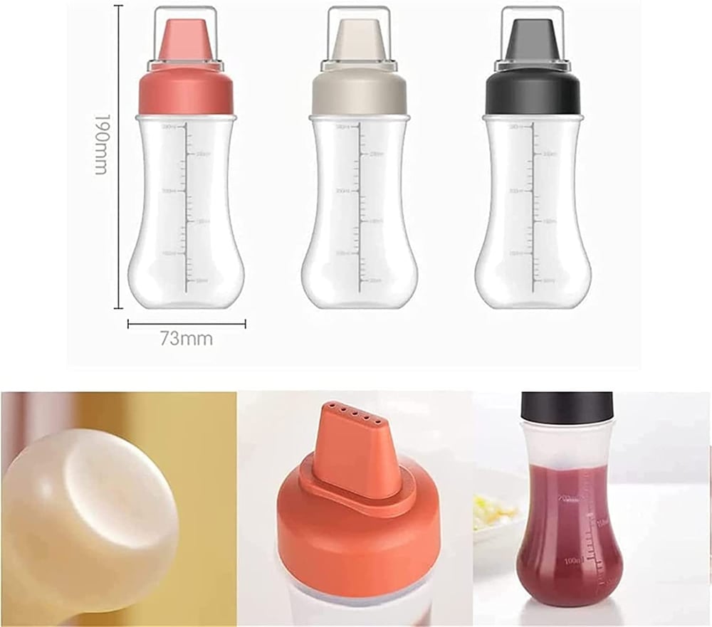 Mehrloch-Squeeze-Flasche für Gewürze