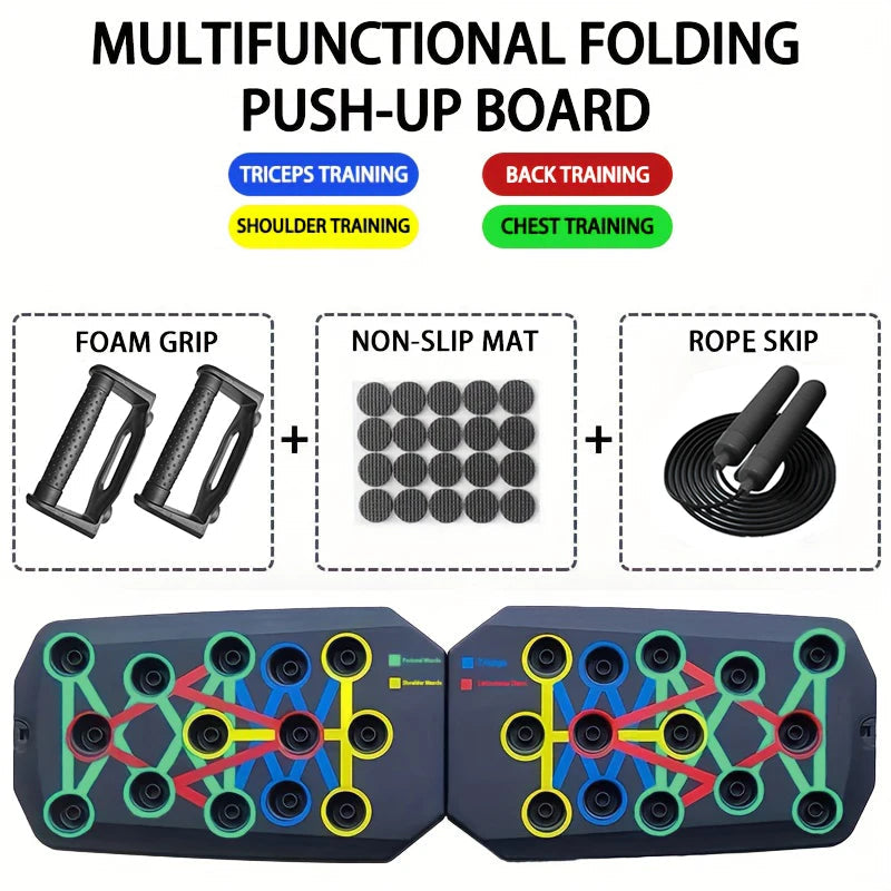 FlexBoard™ - Multifunktionales faltbares Liegestützbrett Set