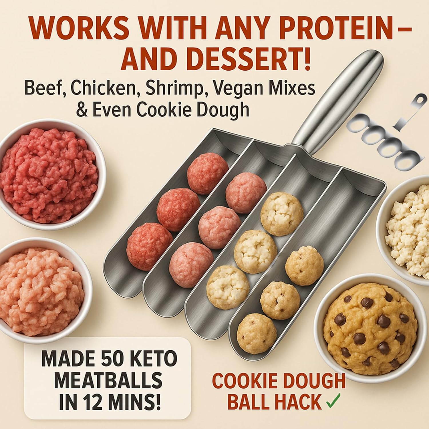 50% Rabatt | MeatMold™ | Noch nie war das Formen von Frikadellen so schnell und hygienisch!