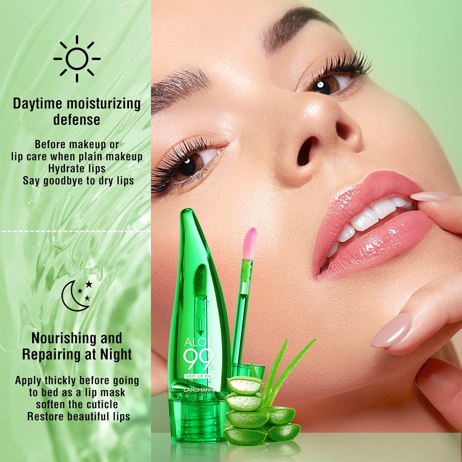 1+1 Gratis | Aloette™ - Aloe-Lippenöl