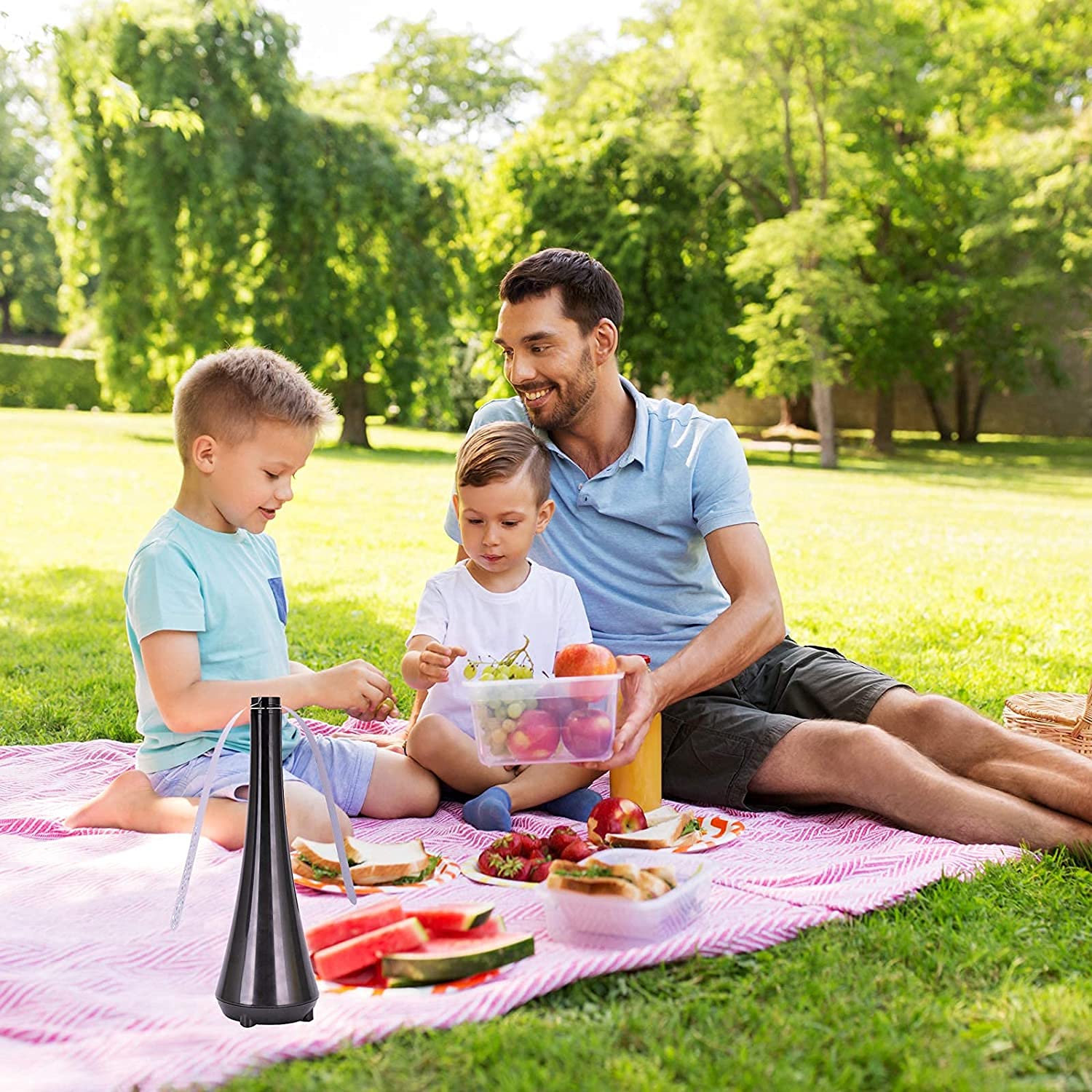 BuzzAway™ Fliegenabwehr-Ventilator | Ohne Chemie | Leise & Sicher | Für Indoor & Outdoor