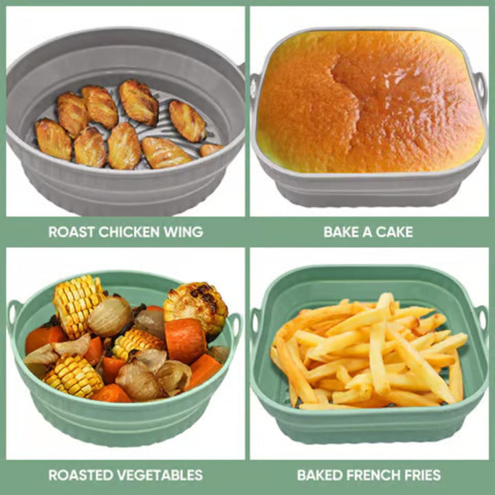 FlexiPan™ - Silikon-Grillpfanne für Heißluftfritteusen [Letzter Tag Rabatt]