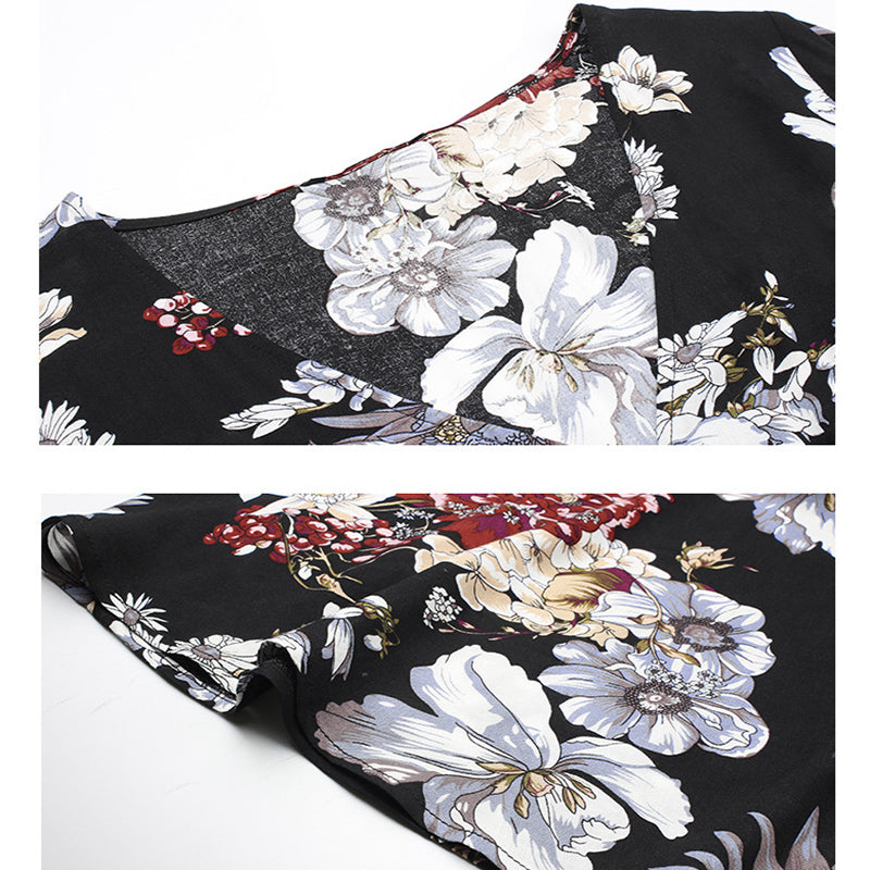 Mia™ - Breezy Blossoms Damen-Strandkleid mit Blumenmuster