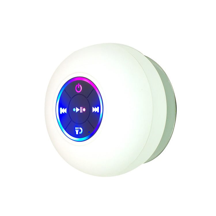 Wasserfester Bluetooth-Duschlautsprecher – Superstarkem Wand-Saugnapf