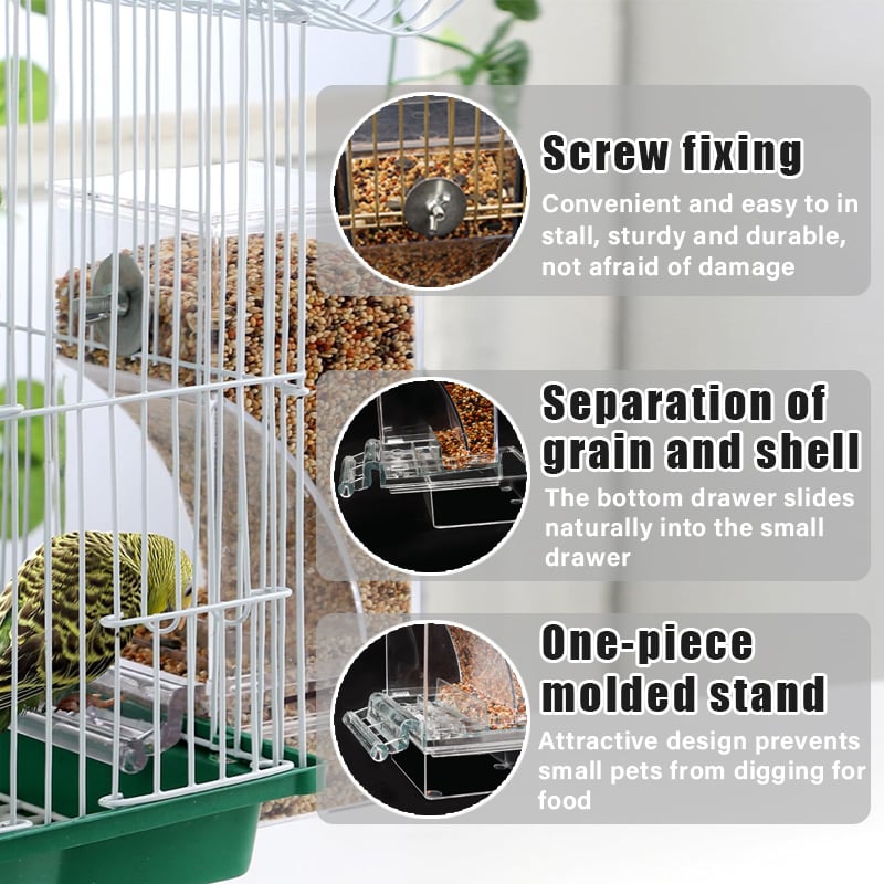 Automatischer Vogelfutterspender – Kein Schmutz, kein Stress