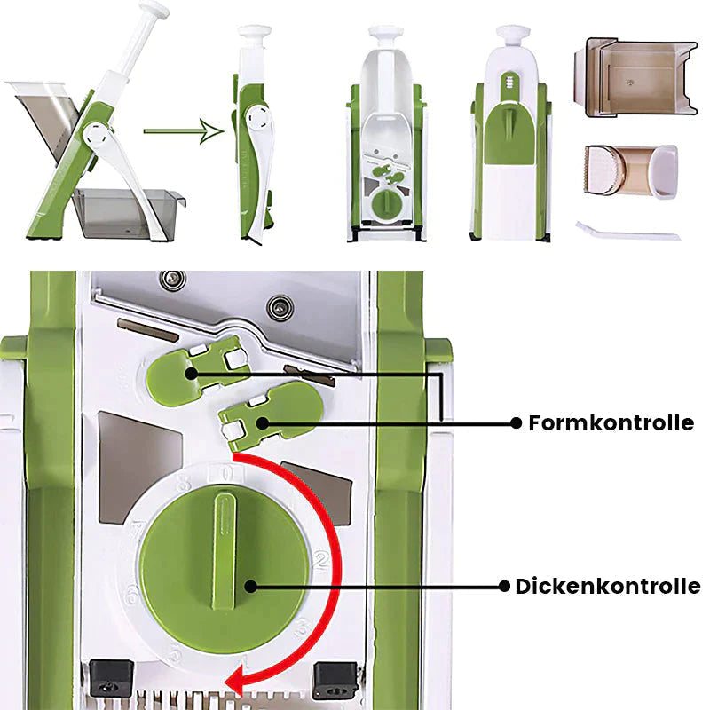 MySlice™ - Schneller und sicherer 5-in-1-Gemüseschneider