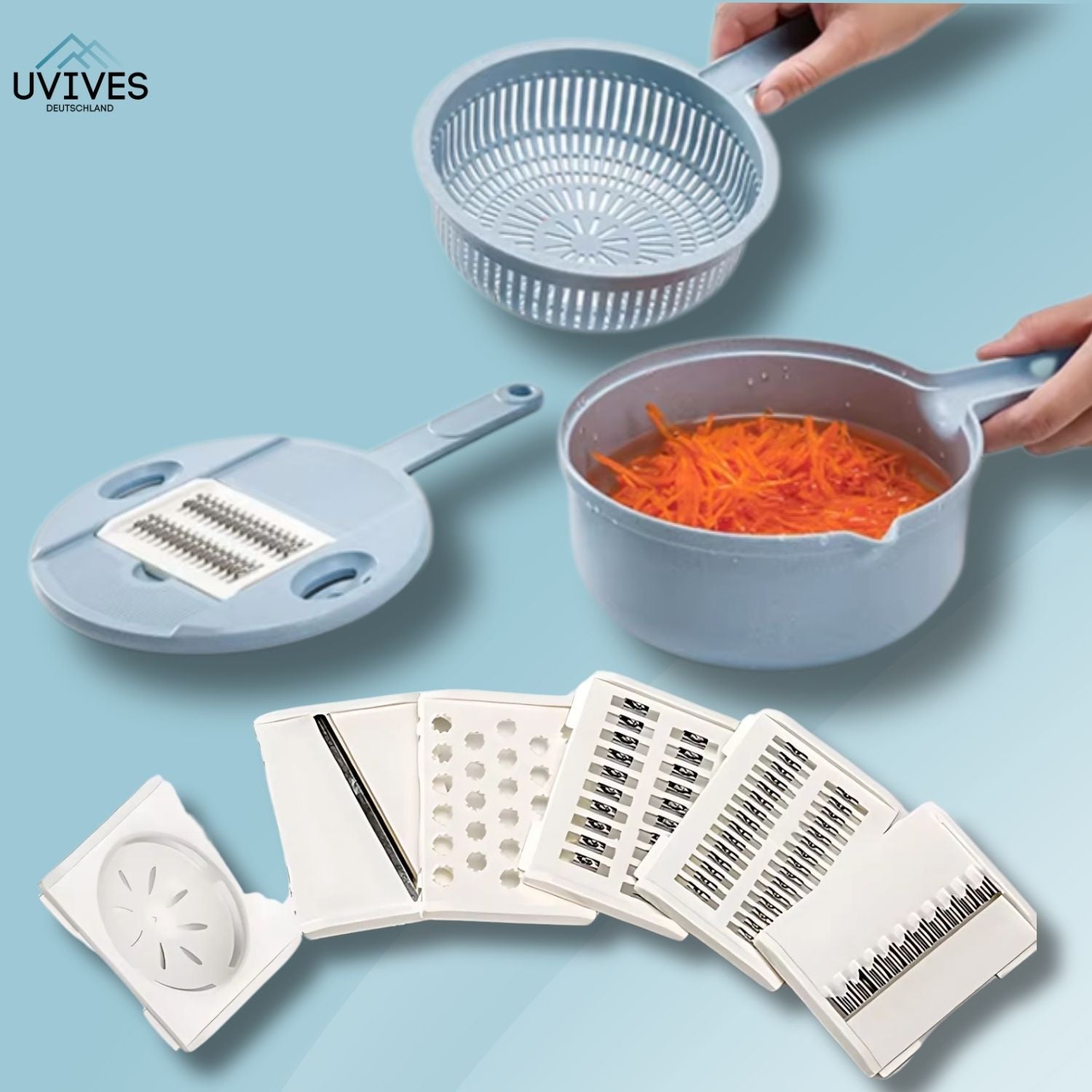 GrateCut™ - Multifunktionaler Gemüseschneider