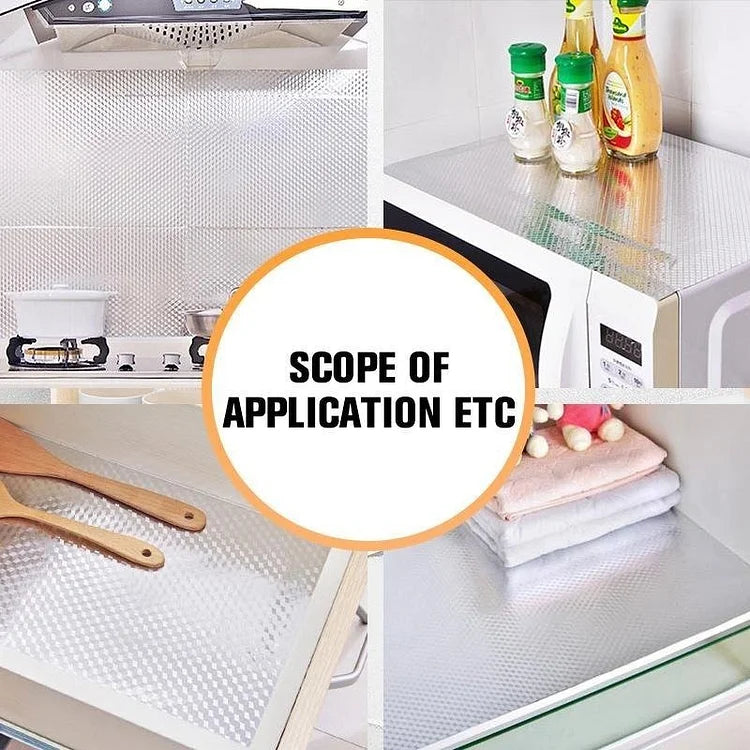 1+1 GRATIS | OilGuard - Aluminium Küche ölfest Aufkleber