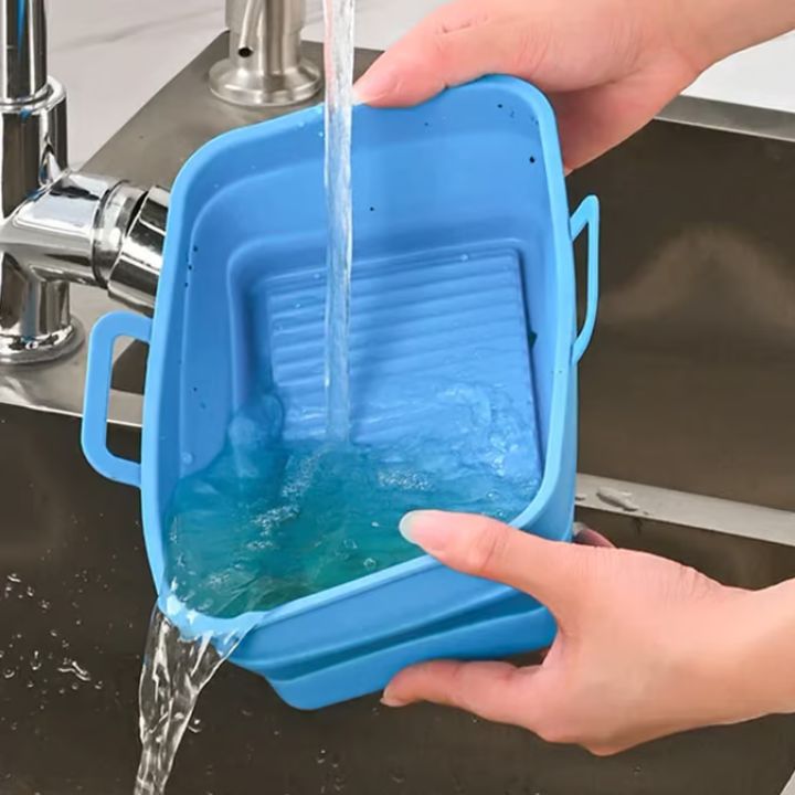 Faltbare Silikon-Backform für Heißluftfritteusen – Praktisch & vielseitig