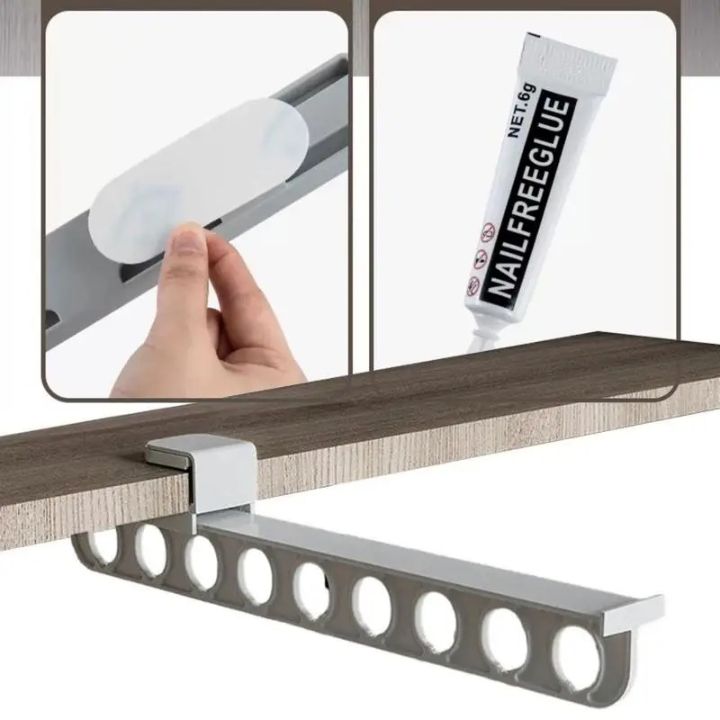 Platzsparender Kleiderschrank-Organizer