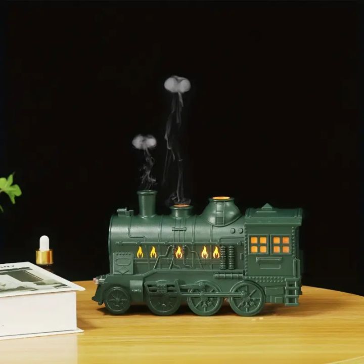USB-Ätherisches Öl Diffusor im Zug-Design mit Nachtlicht