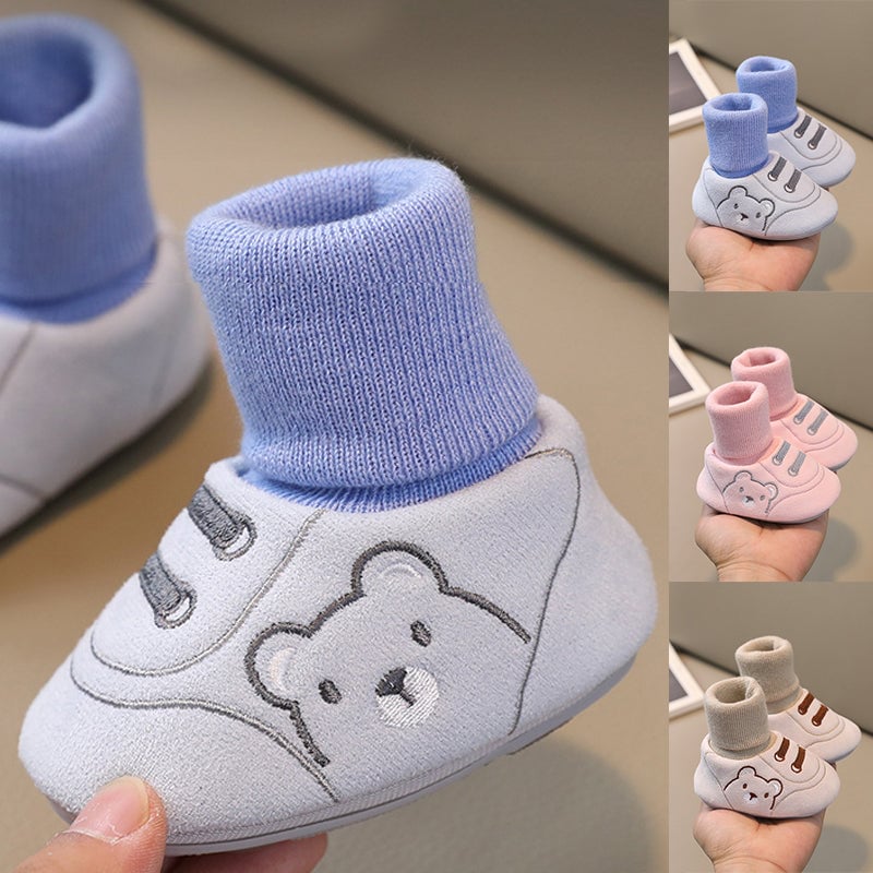 Warme Baby-Winterschuhe mit Plüschfutter – Rutschfest & Atmungsaktiv