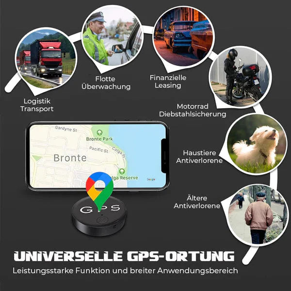 1+1 GRATIS | SteadiTrack™ Mini GPS — Sofortige Sicherheit, genau zu wissen, wo sich geliebte Menschen und Wertgegenstände befinden