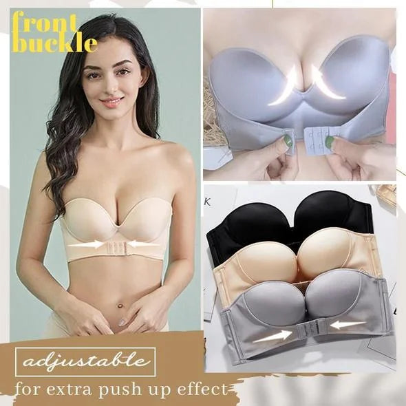 1+1 Gratis | Bustelle™ - Trägerlose Push-up-BHs