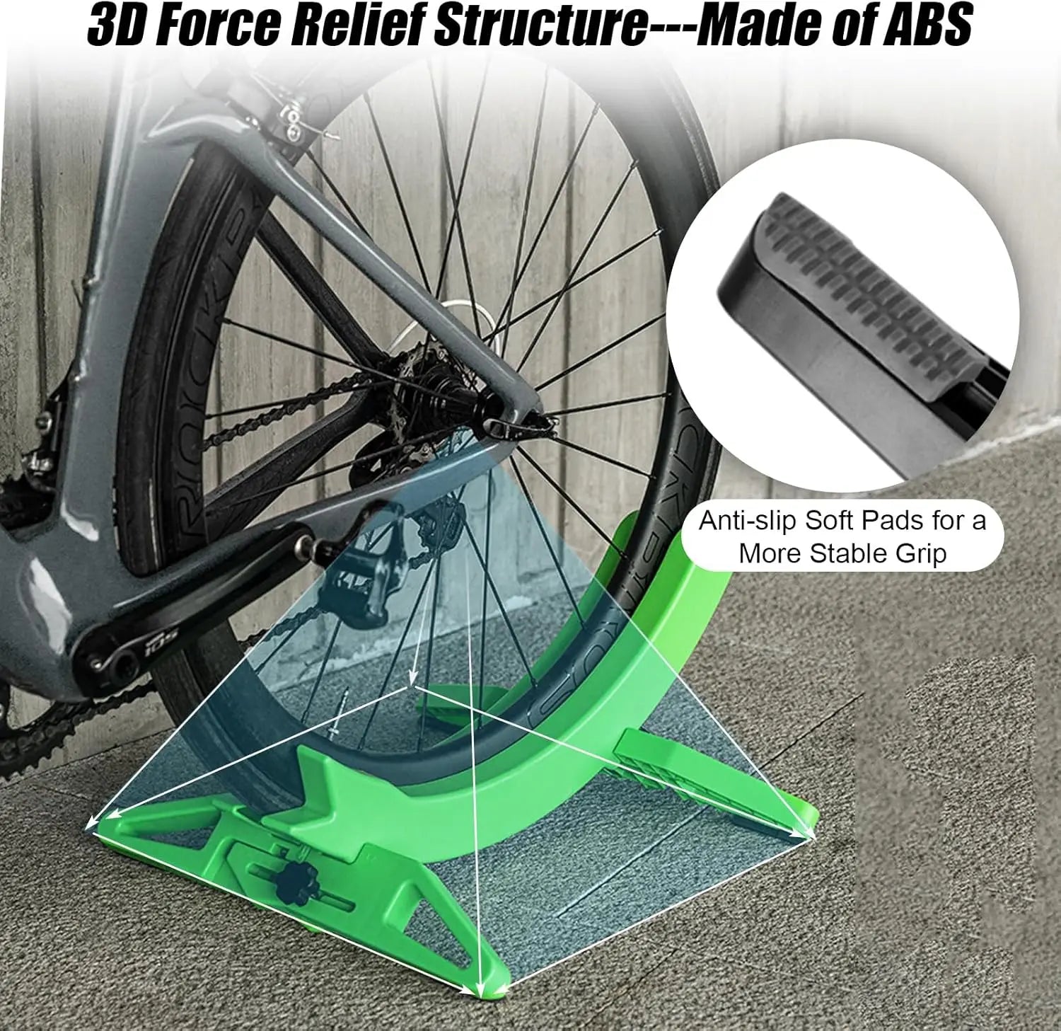 GlideGrip™ — Halte dein Fahrrad sofort stabil, keine Wackler mehr