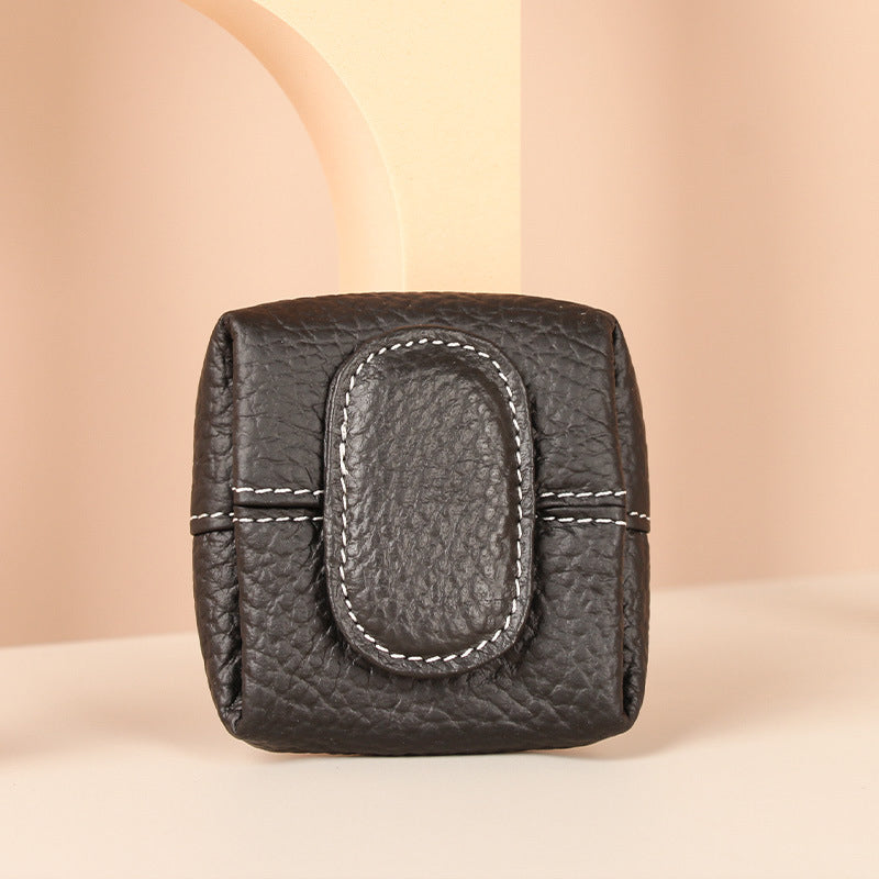 Elegante Mini-Leder-Geldbörse für den Alltag
