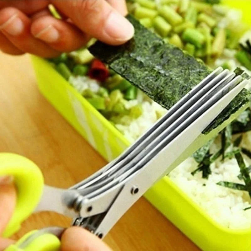 VegScissor™ - 5-Klingen-Küchen-Salatschere (50% RABATT)