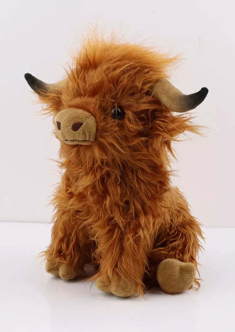 Ökologischer Scottish Highland Cow Plüsch – Ihr weicher, treuer Begleiter
