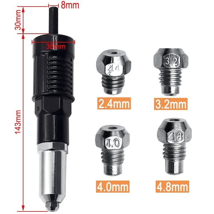 ProFix - Professioneller Nietpistolen-Adaptersatz | 50% RABATT