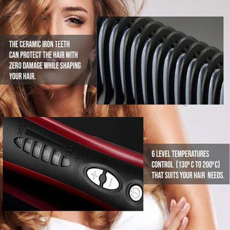 GlamComb™ - Haarglätter Stylingkamm