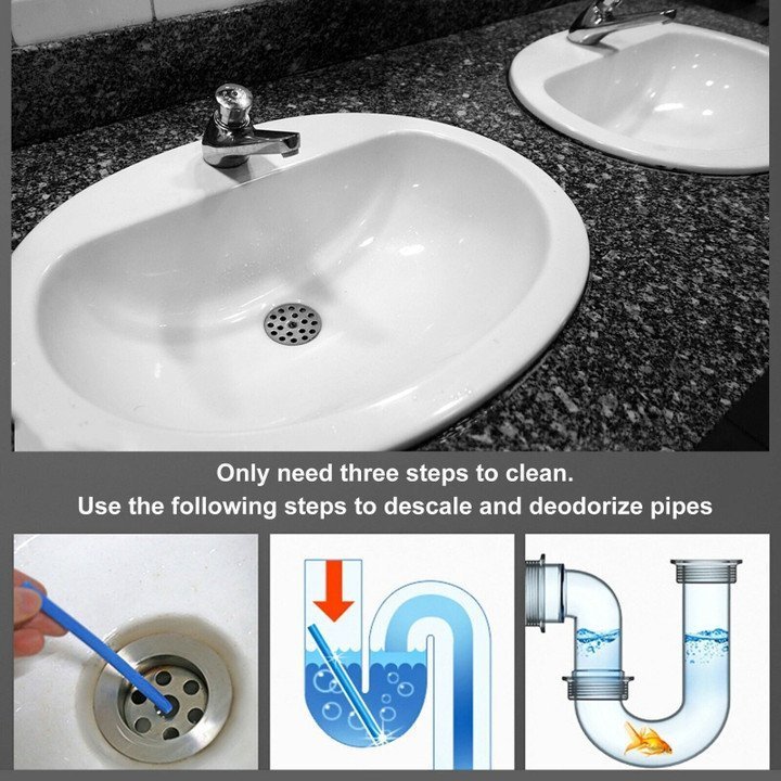 1+1 GRATIS | 12/set Pipe Cleaning Sticks™ Erfrischen Sie Ihr Zuhause durch schnelle Beseitigung von Abflussgerüchen