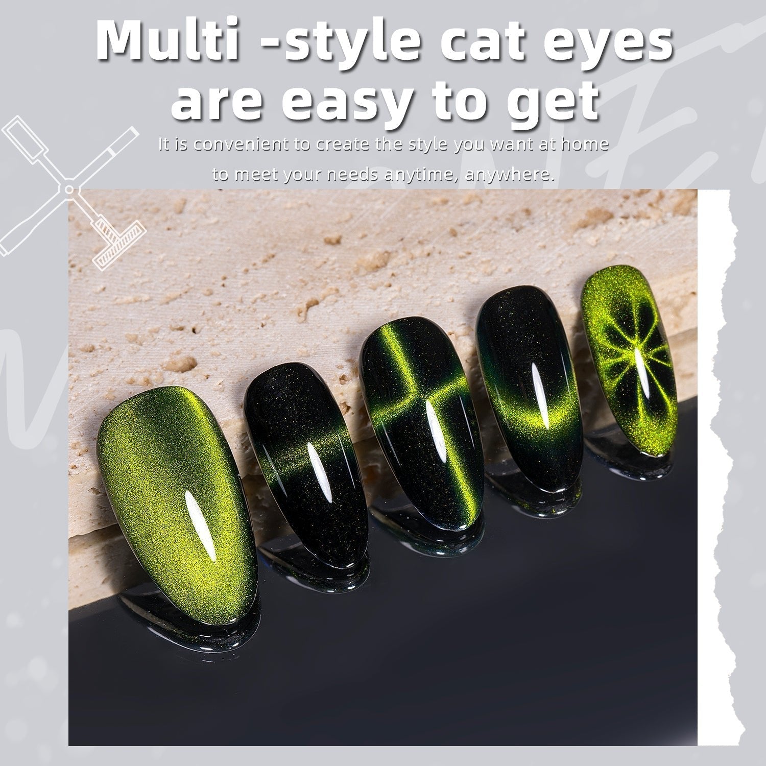 Magneye™ - 5-in-1 Eleganter Katzenaugene-Magnet