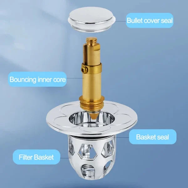 SinkStrainer™ - Waschtisch Sieb Bausatz (50% RABATT)