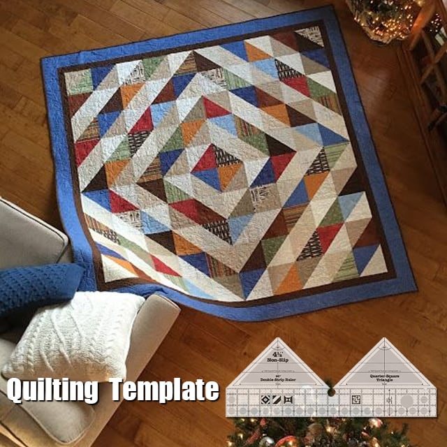 QuiltPro™ - 90-Grad Doppelstreifen-Steppmaß